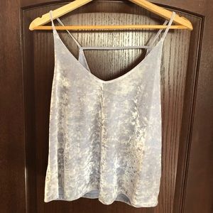 Velvet tank top